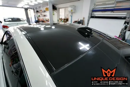 의정부 루프스킨 유니크디자인에서 책임져 드립니다. bmw4시리즈 그란쿠페 루프스킨 시공기. / 의정부 신곡동