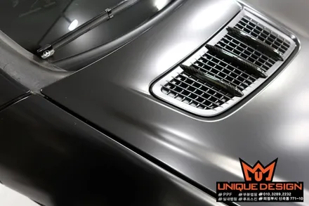 벤츠 SLK55 AMG. 사틴블랙 전체랩핑 시공기, 동영상 포함, 의정부랩핑 / 의정부 신곡동