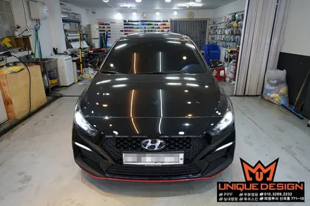 i30 페이스리프트, i30 N라인 포인트 랩핑, 의정부 랩핑, 카스킨, 유니크디자인 / 의정부 신곡동