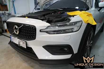 (의정부) 볼보 V60 전면그릴랩핑, 라이트PPF, 카스킨, 유니크디자인 / 의정부 신곡동