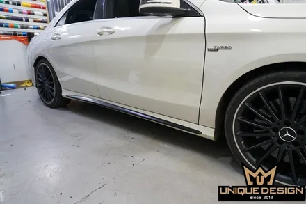 (의정부) 벤츠 CLA45AMG 파츠 부분랩핑, 윈도우 크롬딜리트 / 의정부 신곡동