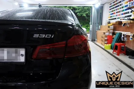 BMW 530i (G30) 헤드라이트필름, 테일램프필름 부착시공기, 의정부 랩핑, 카스킨, 유니크디자인 / 의정부 신곡동