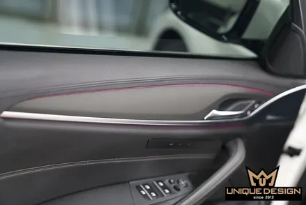BMW 520D(G30) 실내랩핑, 3M2080매트릭스블랙 / 의정부 신곡동