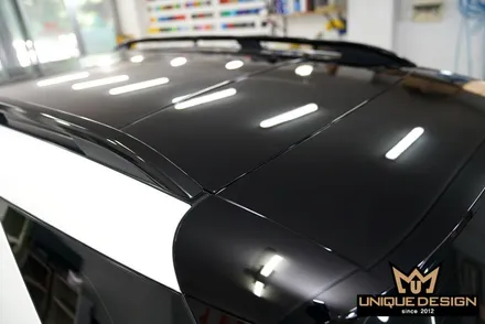 벤츠 GLE53AMG 루프스킨 + 스포일러 랩핑 시공기 / NO.702 / 의정부 신곡동
