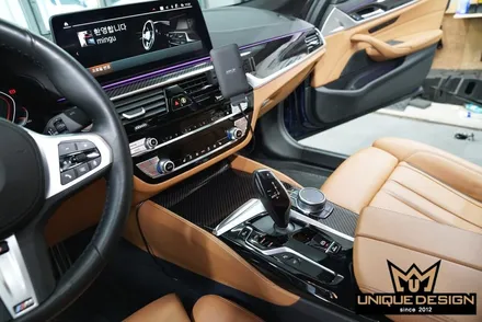 BMW(G30)530i 실내랩핑 시공으로- 분위기전환성공! / 의정부 신곡동