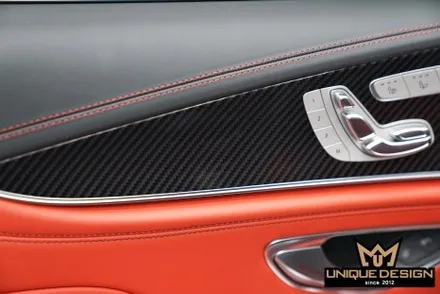벤츠 실내랩핑, GT43AMG 유광카본 랩핑 / 의정부 신곡동