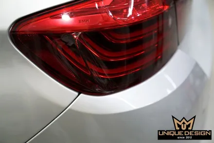 BMW 520d 라이트필름 부착, 테일램프톤다운 시공기- / 의정부 신곡동