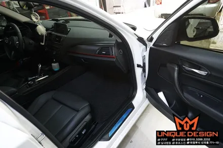 (의정부)BMW 118D 실내랩핑, 노원, 의정부, 양주, 포천 랩핑, 카스킨, 유니크디자인 / 의정부 신곡동