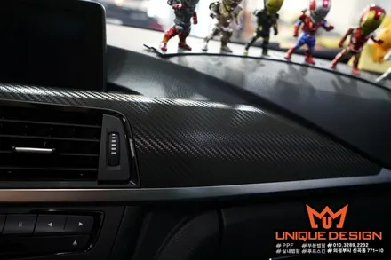 (의정부) BMW 3시리즈 실내랩핑, 강북, 노원, 양주, 포천, 랩핑, 카스킨, 3D카본, 카본실내 / 의정부 신곡동