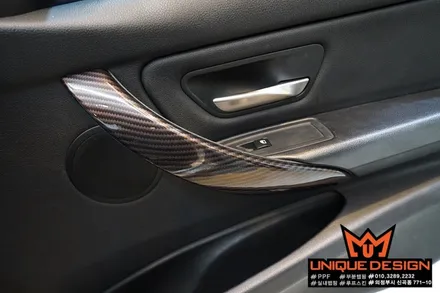 (의정부) BMW 3시리즈 실내 랩핑, 카스킨, 유니크디자인 / 의정부 신곡동