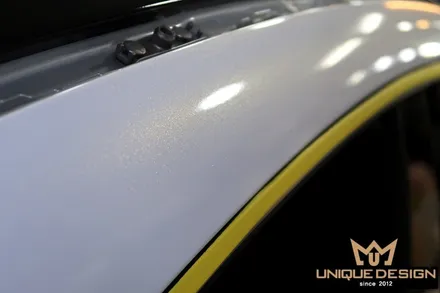 (의정부) 벤츠 CLS350 사고수리 전체 풀 랩핑, 카스킨, 3M2080 화이트골드스파클 / 의정부 신곡동