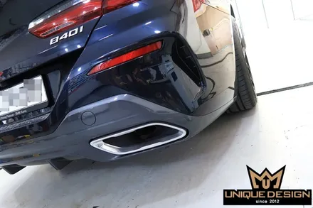 BMW 8시리즈(840i) 크롬 딜리트, 죽이기 + 리어디퓨져 카본랩핑 / 의정부 신곡동