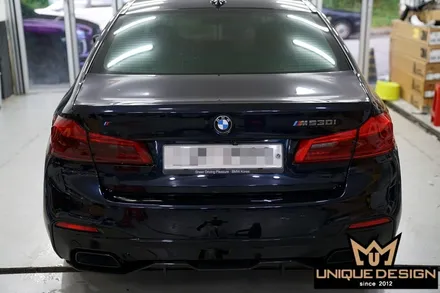 BMW 530i 헤드라이트, 테일램프 라이트필름 부착 시공기- / 의정부 신곡동