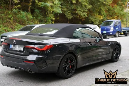 BMW 430i(G22) 컨버터블 휠랩핑으로 블랙휠 만들기 성공! / 의정부 랩핑, 카스킨, 유니크디자인 / 의정부 신곡동