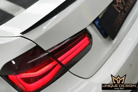 BMW 3시리즈 헤드라이트, 테일램프 톤다운 라이트필름 부착시공기- / 의정부 신곡동
