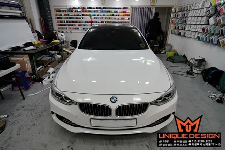 의정부 루프스킨 유니크디자인에서 책임져 드립니다. bmw4시리즈 그란쿠페 루프스킨 시공기. / 의정부 신곡동