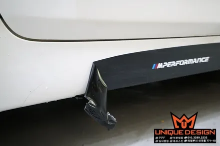 (의정부) BMW 520D 루프스킨, 스포일러, 사이드미러 랩핑, M퍼포먼스 사이드데칼, 생활보호PPF 부착 시공완료! / 의정부 신곡동