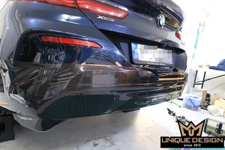 BMW 8시리즈(840i) 크롬 딜리트, 죽이기 + 리어디퓨져 카본랩핑 / 의정부 신곡동