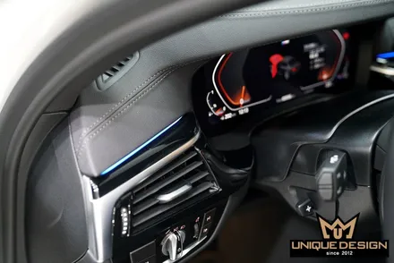 BMW 530i(G30) 실내랩핑 시공기- 3M매트리스블랙 / 의정부 신곡동