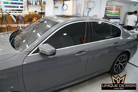 BMW(G30) 530E 크롬죽이기 랩핑 시공기- / 의정부 신곡동