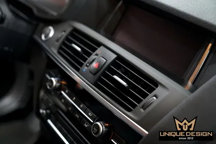 BMW X3 (F25) 실내랩핑- 3M2080 매트릭스 블랙 / 의정부 신곡동