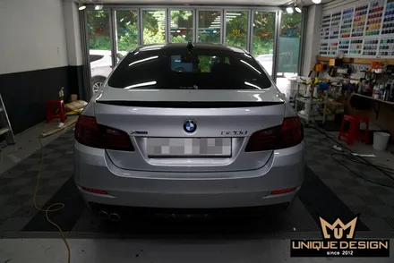 BMW 520d 라이트필름 부착, 테일램프톤다운 시공기- / 의정부 신곡동