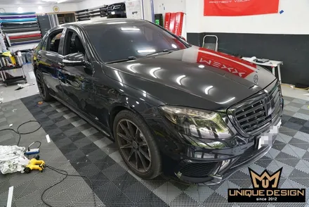 벤츠 S63AMG 전체랩핑 제거- / 의정부 신곡동