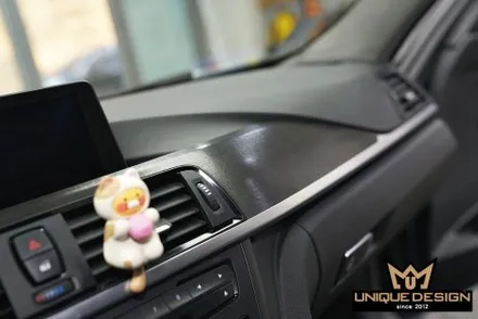 BMW 3시리즈(F30) 실내랩핑- 우드죽이기 완료! / 의정부 신곡동