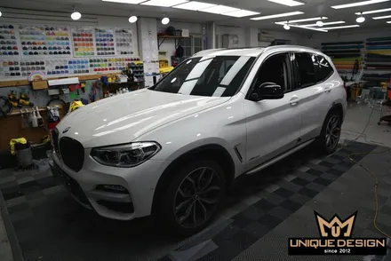 BMW X3 (G01) 윈도우몰딩 랩핑- 고광택 크롬딜리트 / 의정부 신곡동