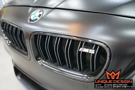(의정부) BMW F10 M5 풀랩핑 시공기, 사틴블랙, 의정부래핑샵 / 의정부 신곡동