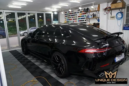 벤츠 GT43AMG 크롬죽이기 랩핑 시공기- / 의정부 신곡동