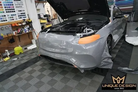 벤츠 E53AMG 전체랩핑 시공으로 크래용컬러 만들기- / 의정부 신곡동