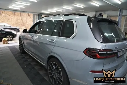 BMW X7 크롬딜리트(크롬죽이기) 고광택랩핑 시공기- / 의정부 신곡동