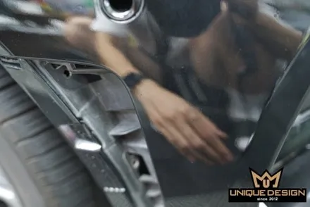 의정부 전체랩핑 전문시공점에서 벤츠 C43AMG 고광택랩핑 시공으로 순정컬러 만들기 / 의정부 신곡동