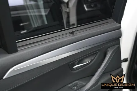 BMW 520D 실내랩핑 (F10), 알루미늄브러쉬 / 의정부 신곡동