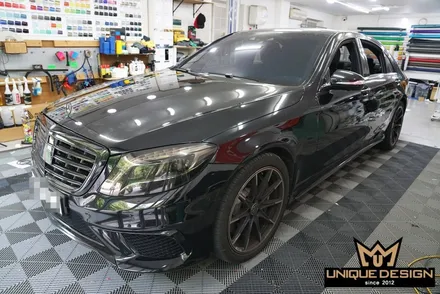 벤츠 S63AMG 전체랩핑 제거- / 의정부 신곡동
