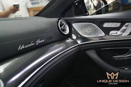 GT43AMG 실내랩핑 시공으로 리얼카본패턴 입히기- / 의정부 신곡동
