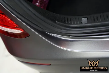 벤츠 E300 전체 풀랩핑 사고수리 완료!! 3M2080 사틴다크그레이, 유니크디자인 / 의정부 신곡동
