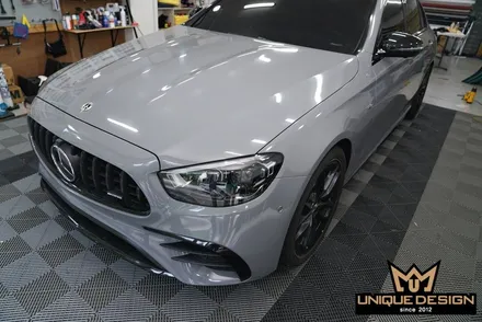 벤츠 E53AMG 전체랩핑 시공으로 크래용컬러 만들기- / 의정부 신곡동