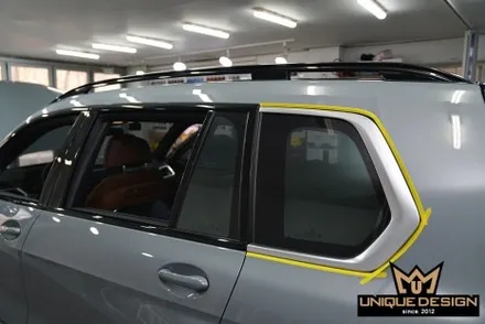 BMW X7 크롬딜리트(크롬죽이기) 고광택랩핑 시공기- / 의정부 신곡동