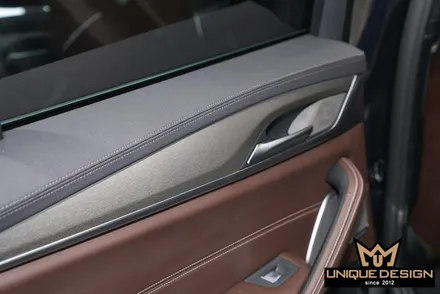 BMW G30 5시리즈 실내랩핑- 티타늄브러쉬 / 의정부 신곡동