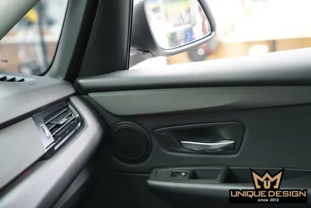 BMW 2시리즈 액티브투어러 실내랩핑- 3M 매트리스블랙 / 의정부 신곡동
