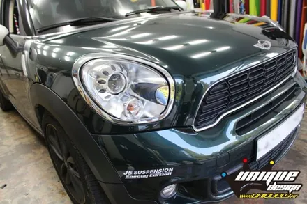 미니 컨트리맨 부분랩핑으로 포인트주기! (의정부 카스킨,랩핑샵, 유니크디자인) / 의정부 신곡동