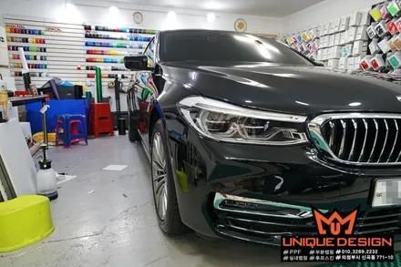 BMW 6GT 부분랩핑 시공기, 의정부 랩핑, 의정부 카스킨, 유니크디자인 / 의정부 신곡동