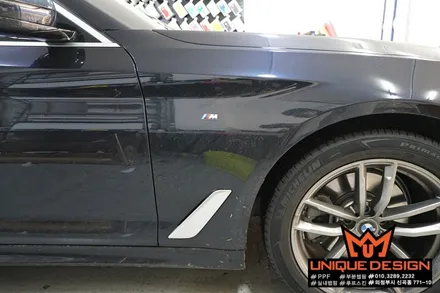 BMW G30 5시리즈 크롬지우기 랩핑, 의정부 랩핑, 의정부 카스킨, 유니크디자인 / 의정부 신곡동