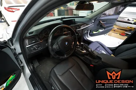 (의정부) BMW F30 실내랩핑, 3D카본, 카본실내, 의정부 랩핑, 카스킨, 유니크디자인 / 의정부 신곡동