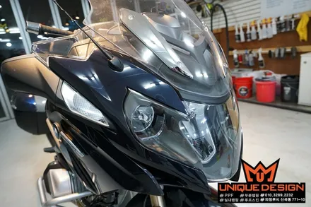 (의정부) BMW R1200RT 라이트PPF 부착시공, 의정부 랩핑, 카스킨,PPF, 유니크디자인 / 의정부 신곡동