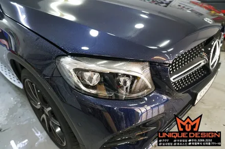 (의정부) 벤츠 GLC43AMG PPF 부착시공, 라이트 보호필름, Paint protection film, 의정부 PPF, 랩핑, 카스킨, 유니크디자인 / 의정부 신곡동