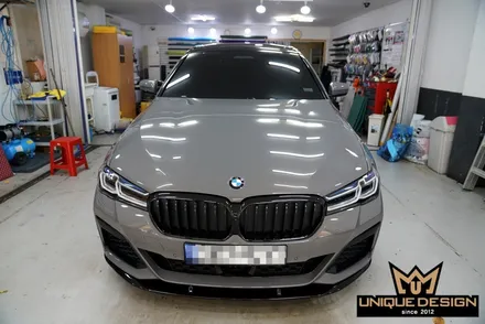 BMW G30 540i LCI 휠랩핑 시공으로 블랙휠 만들기. 의정부 랩핑, 카스킨, 유니크디자인 / 의정부 신곡동
