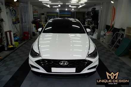 (의정부) 쏘나타DN8 루프스킨, 고광택 LB필름 맥스시리즈, 블랙PPF 차이점 / 의정부 신곡동